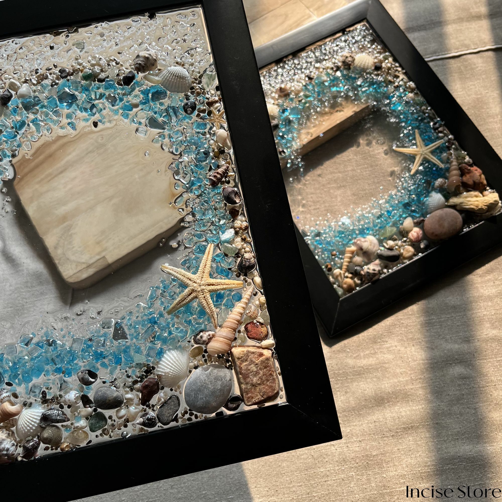 DIY picture frames with Resin - No glass 