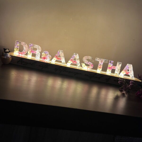 Resin Letter Dried Flower Dried Flower