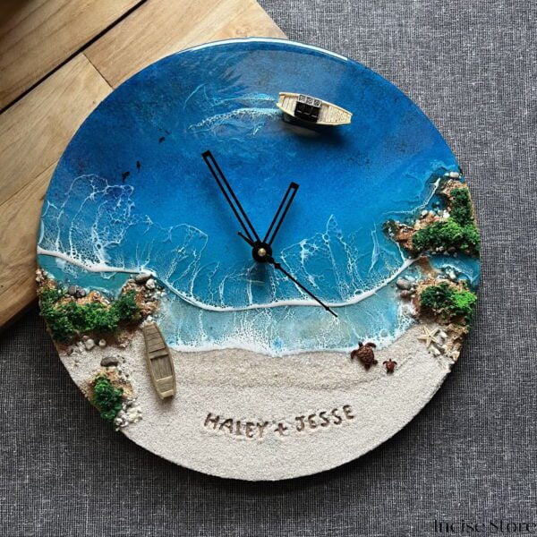 Resin Wall Clock